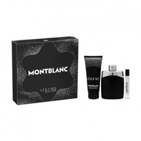 Парфюмированный набор мужской Montblanc Legend (туалетная вода, 100 мл + гель для душа, 100 мл + туалетная вода, 7.5 мл)