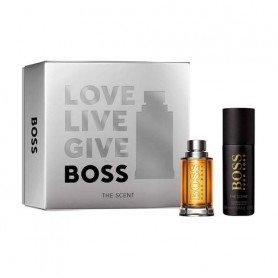 Парфюмированный набор мужской Hugo Boss The Scent (туалетная вода, 50 мл + дезодорант-спрей, 150 мл)