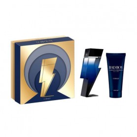 Парфюмированный набор мужской Carolina Herrera Bad Boy Cobalt (гель для душа, 100 мл + парфюмированная вода, 100 мл)