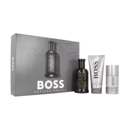 Парфюмированный набор мужской Hugo Boss Bottled Parfum (духи, 100 мл + дезодорант-стик, 75 мл + гель для душа, 100 мл)