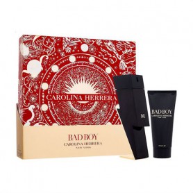Парфюмированный набор Carolina Herrera Bad Boy Set мужской (гель для душа, 100 мл + туалетная вода, 100 мл)