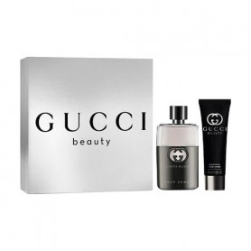Парфюмированный набор мужской Gucci Guilty Pour Homme (туалетная вода, 50 мл + гель для душа, 50 мл)