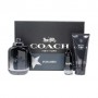 Парфюмированный набор мужской Coach For Men (туалетная вода, 100 мл + туалетная вода, 15 мл + гель для душа, 100 мл)