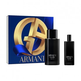 Парфюмированный набор мужской Giorgio Armani Code Pour Homme Set (туалетная вода, 75 мл + туалетная вода, 15 мл)
