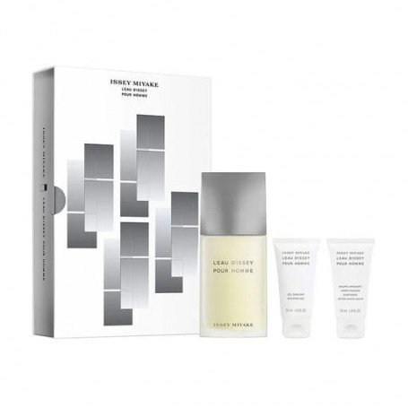 Парфюмированный набор мужской Issey Miyake L'Eau d'Issey Pour Homme (туалетная вода, 125 мл + гель для душа, 50 мл + бальзам пос