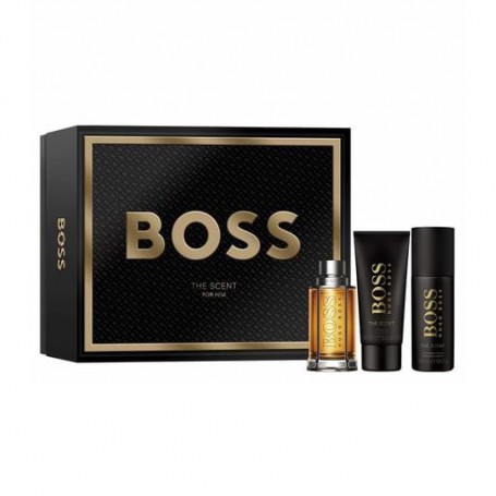 Парфюмированный набор мужской Hugo Boss Boss The Scent (туалетная вода, 50 мл + гель для душа, 100 мл + дезодорант, 150 мл)