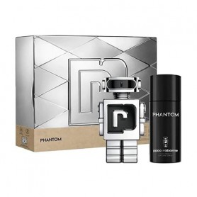 Парфюмированный набор мужской Paco Rabanne Phantom (туалетная вода,100 мл + дезодорант-спрей, 150 мл)