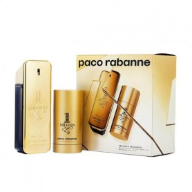 Парфюмированный набор мужской Paco Rabanne 1 Million (дезодорант-стик, 75 мл + туалетная вода, 100 мл)