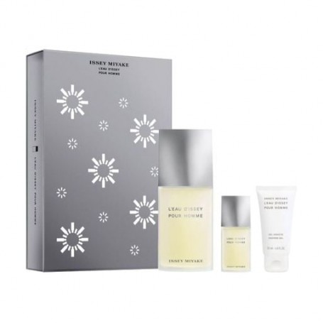 Парфюмированный набор Issey Miyake L'Eau d'Issey Pour Homme мужской (туалетная вода, 125 мл + гель для душа, 50 мл + туалетная в