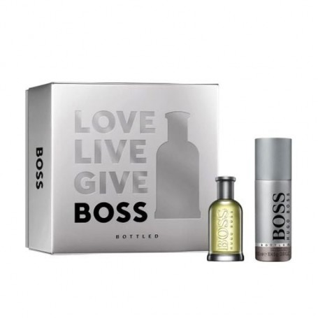 Парфюмированный набор мужской Hugo Boss Boss Bottled Set (туалетная вода, 50 мл + дезодорант-спрей, 150 мл)