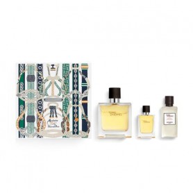 Парфюмированный набор мужской Hermes Terre D'Hermes Giftset (парфюмированная вода, 75 мл + парфюмированная вода, 12.5 мл + лосьо