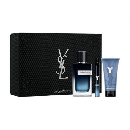 Парфюмированный набор Yves Saint Laurent Y мужской (парфюмированная вода, 100 мл + гель для душа, 50 мл + парфюмированная вода, 
