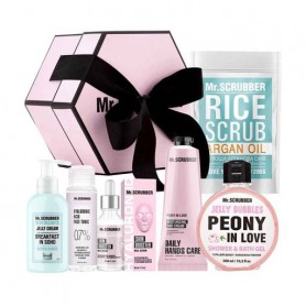 Набор Mr. Scrubber Girl Set (скраб, 200 г + сыворотка, 30 мл + крем для рук, 30 г + гель для душа, 300 мл + крем-гель, 150 мл + 