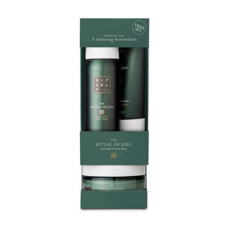 Набор Rituals Ritual of Jing Trial Set (гель для душа, 50 мл + крем для тела, 70 мл + скраб для тела, 125 г)