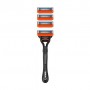 Подарочный набор для бритья Gillette Fusion 5 мужской (станок Gillette Fusion 5 + 4 сменные картриджи + гель для бритья, 200 мл 