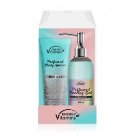 Подарочный набор для тела ENERGY of Vitamins Very Sexy (гель-пилинг для душа Ocean Kiss, 300 мл + лосьон для тела Very Sexy, 200