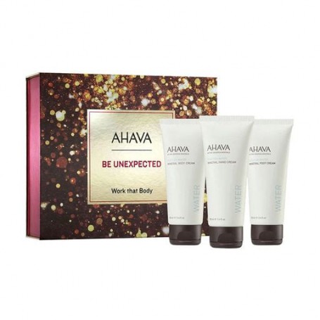 Набор для тела Ahava Be Unexpected Work That Body (гель для душа, 100 мл + лосьон для тела, 100 мл + крем для рук, 100 мл)