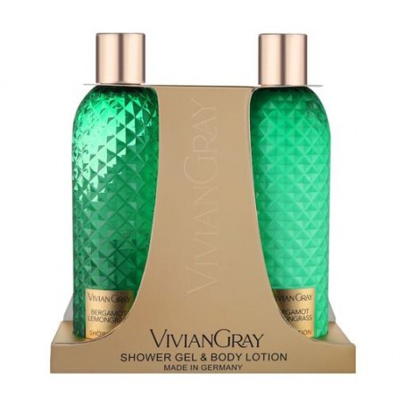 Набор для тела Vivian Gray Bergamot & Lemongras (гель для душа, 300 мл + лосьон для тела, 300 мл)