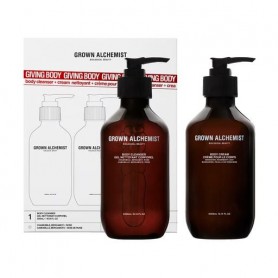 Набор для ухода за телом Grown Alchemist Giving Body (очищающий гель для тела, 300 мл + крем для тела, 300 мл)