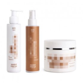 Набор для тела Marie Fresh Cosmetics Naked Body Set (баттер, 100 мл + мист, 150 мл + пилинг, 150 мл)