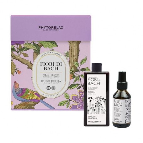 Набор для тела Phytorelax Laboratories Bach Flowers (гель для душа, 250 мл + масло для лица, тела и волос, 100 мл)