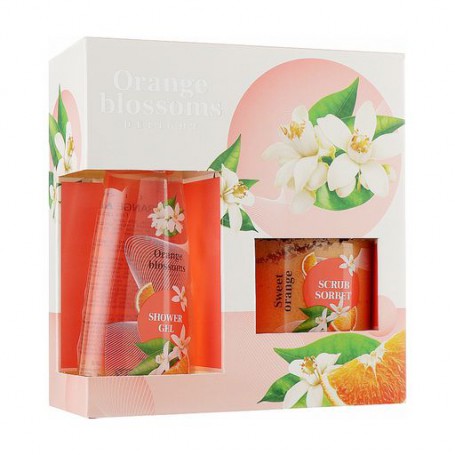 Набор для тіла Emotions by Liora Orange Blossoms (гель для душа, 150 мл + скраб-сорбет для тела, 150 мл)
