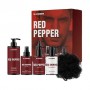 Мужской набор для душа и бритья Mr.Scrubber Red Pepper (шампунь 2 в 1, 300 мл + одеколон, 100 мл + гель, 100 мл + крем, 100 мл +