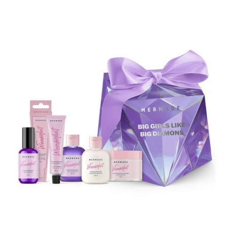 Набор для тела Mermade Diamond Wanderlust (мист, 100 мл + гель для душа, 100 мл + лосьон, 100 мл + скраб, 300 г + крем, 30 г)