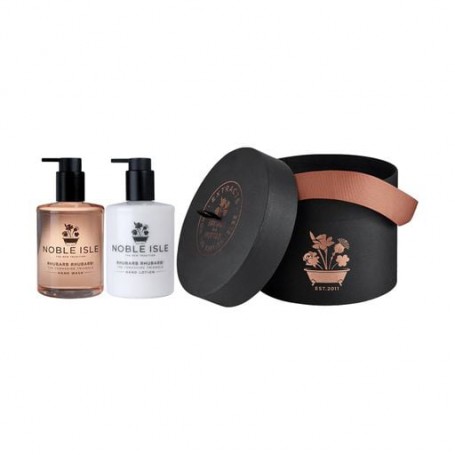Набор для рук Noble Isle Rhubarb Rhubarb! Duo Gift Set (гель для мытья рук, 250 мл + лосьон, 250 мл)