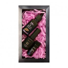 Набор для тела и волос Mayur Лаванда, аргана и апельсин (масло для кутикулы и ногтей, 15 мл + аргановое масло, 30 мл + эфирное м