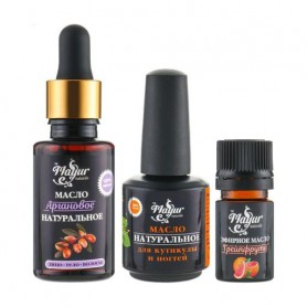 Набор для кожи и ногтей Mayur Аргана и грейпфрут (аргановое масло, 30 мл + масло для ногтей и кутикулы, 15 мл + эфирное масло гр