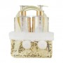 Набор Vivian Gray Golden Glitters (крем-мыло, 250 мл + лосьон для рук, 250 мл)