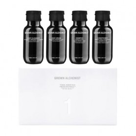 Набор для тела и волос Grown Alchemist Travel Essentials Kit (шампунь, 50 мл + кондиционер, 50 мл + гель для душа, 50 мл + крем 