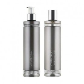 Набор для тела Vivian Gray Grey Crystals (гель для душа, 300 мл + лосьон для тела, 300 мл)