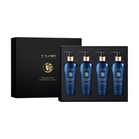 Набор для волос и тела T-LAB Professional Sapphire Energy Magical, 4 предмета