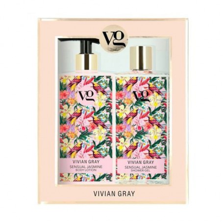Набор для тела Vivian Gray Sensual Jasmine (гель для душа, 350 мл + лосьон для тела, 350 мл)
