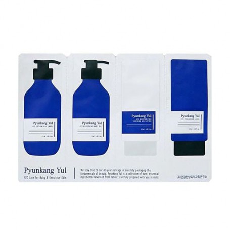 Набор пробников для лица Pyunkang Yul Ato (гель-лосьон, 1.5 мл + детское масло, 1.5 мл + лосьон для тела, 1.5 мл + крем, 1.5 мл)