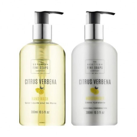 Набор по уходу за руками Scottish Fine Soaps Лимонная вербена (увлажняющее средство, 300 мл + очищающее средство, 300 мл)