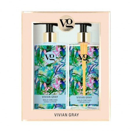 Набор для рук Vivian Gray Wild Orchid (мыло, 350 мл + лосьон, 350 мл)
