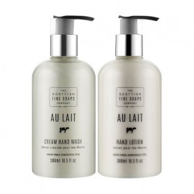 Набор по уходу за руками Scottish Fine Soaps Au Lait (жидкое мыло, 300 мл + лосьон, 300 мл)