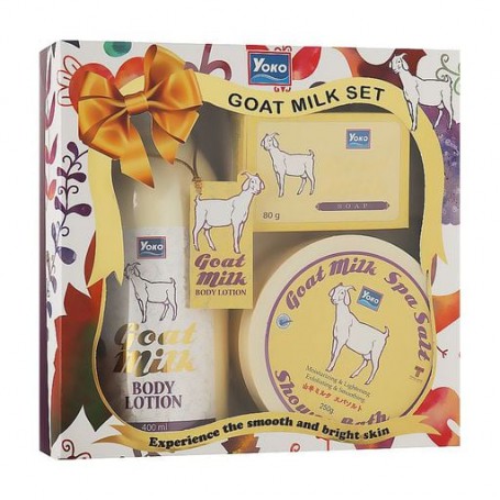 Набор для тела Yoko Goat Milk Set (скраб для тела, 250 г + мыло, 80 г + лосьон для тела, 400 мл)