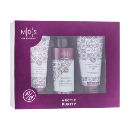 Набор для тела Mades Cosmetics Spa & Beauty Arctic Purity (гель для душа, 150 мл + лосьон для тела, 250 мл + крем для рук и ногт