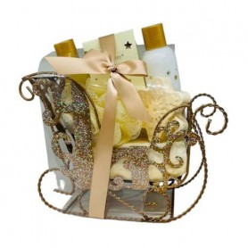 Новогодний набор WonderNice Санки, с ароматом ванили, 5 продуктов