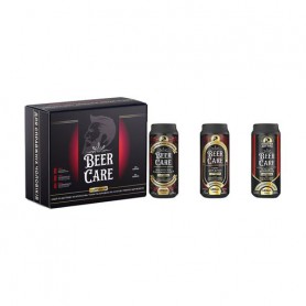 Мужской набор для тела, лица и бороды Beer Care Аргинин (шампунь, 400 мл + гель для душа, 400 мл + гель для умывания, 400 мл)