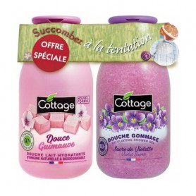 Набор для душа Cottage (молочко Sweet Marshmallow, 250 мл + гель-эксфолиант Violet Sugar, 270 мл)