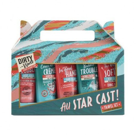 Подарочный набор для тела Dirty Works All Star Cast Travel Set, 5 предметов