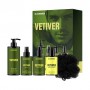 Мужской набор для душа и бритья Mr.Scrubber Vetiver (шампунь 2 в 1, 300 мл + одеколон, 100 мл + гель, 100 мл + крем, 100 мл + мо