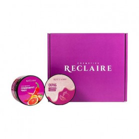 Набор для тела Reclaire Горячий комплекс, с шиммером от целлюлита (обертывание Грейпфрут-Чили, 200 мл + скраб Грейпфрут, 200 мл)