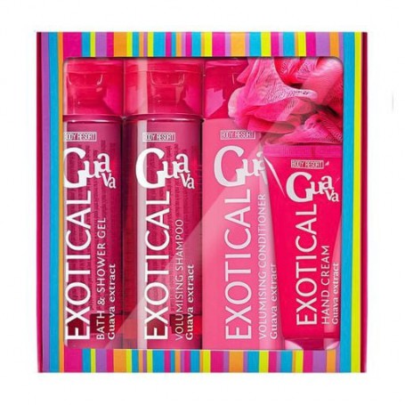 Набор для тела Mades Cosmetics Body Resort Exotical Guava с экстрактом гуавы, 5 предметов