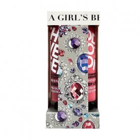 Набор для тела Mades Cosmetics Tones Cheeky & Flirty (гель для душа, 65 мл + лосьон для тела, 65 мл + шампунь, 65 мл + крем для 